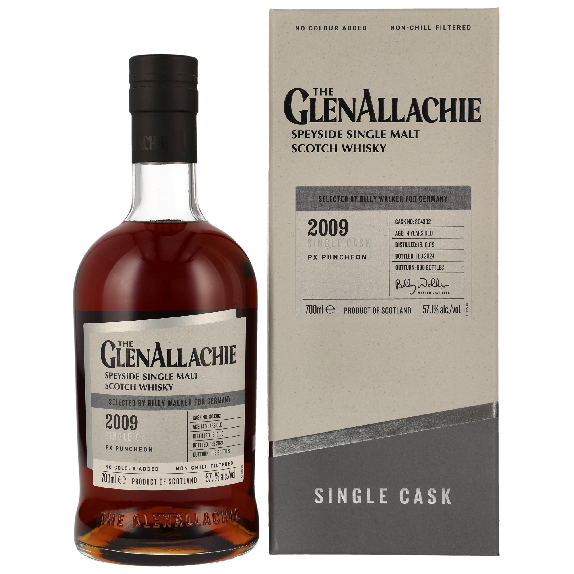 GlenAllachie 2009/2024 - 14 y.o. - PX- Puncheon #804302 57,1% vol. 0,7l