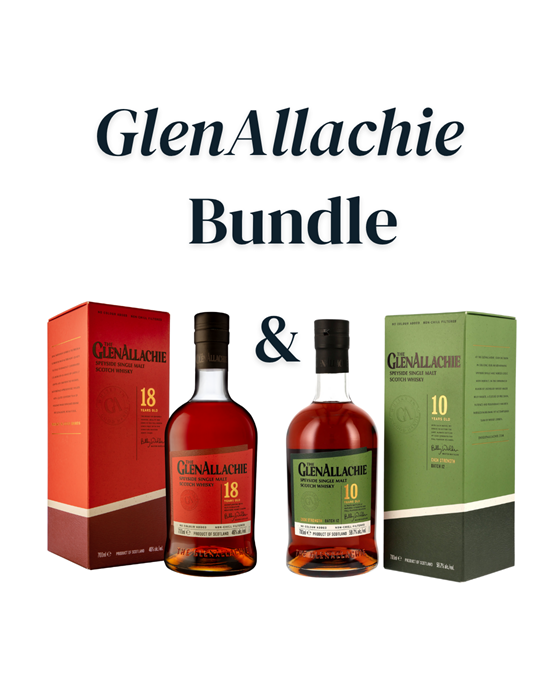 2er GlenAllachie Bundle:  GA 10 y.o. - Batch 12 - Cask Strength 59,7% vol. 0,7l & GA 18 Jahre 46% vol. 0,7l