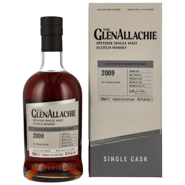 GlenAllachie 2009/2023 - 14 y.o. - PX- Puncheon #5880 56,7% vol. 0,7l