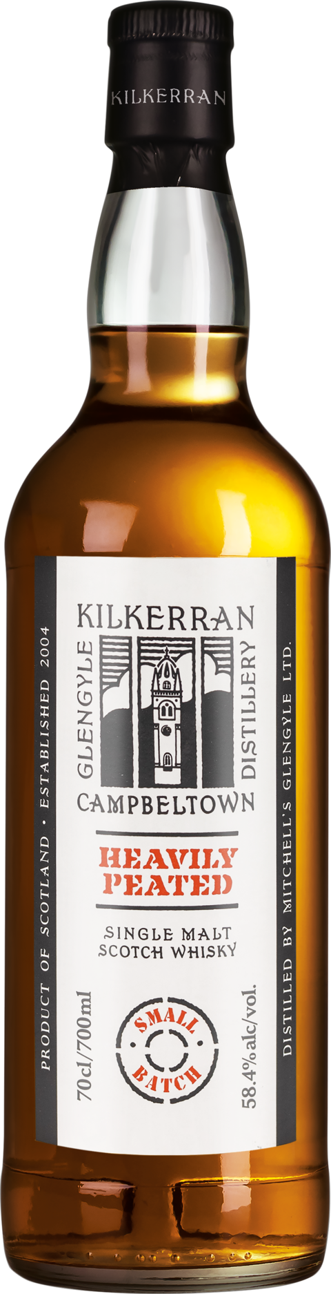 Kilkerran Heavily Peated Batch 12 58,4% vol. 0,7l Kilkerran Heavily Peated Batch 12 58,4% vol. 0,7l