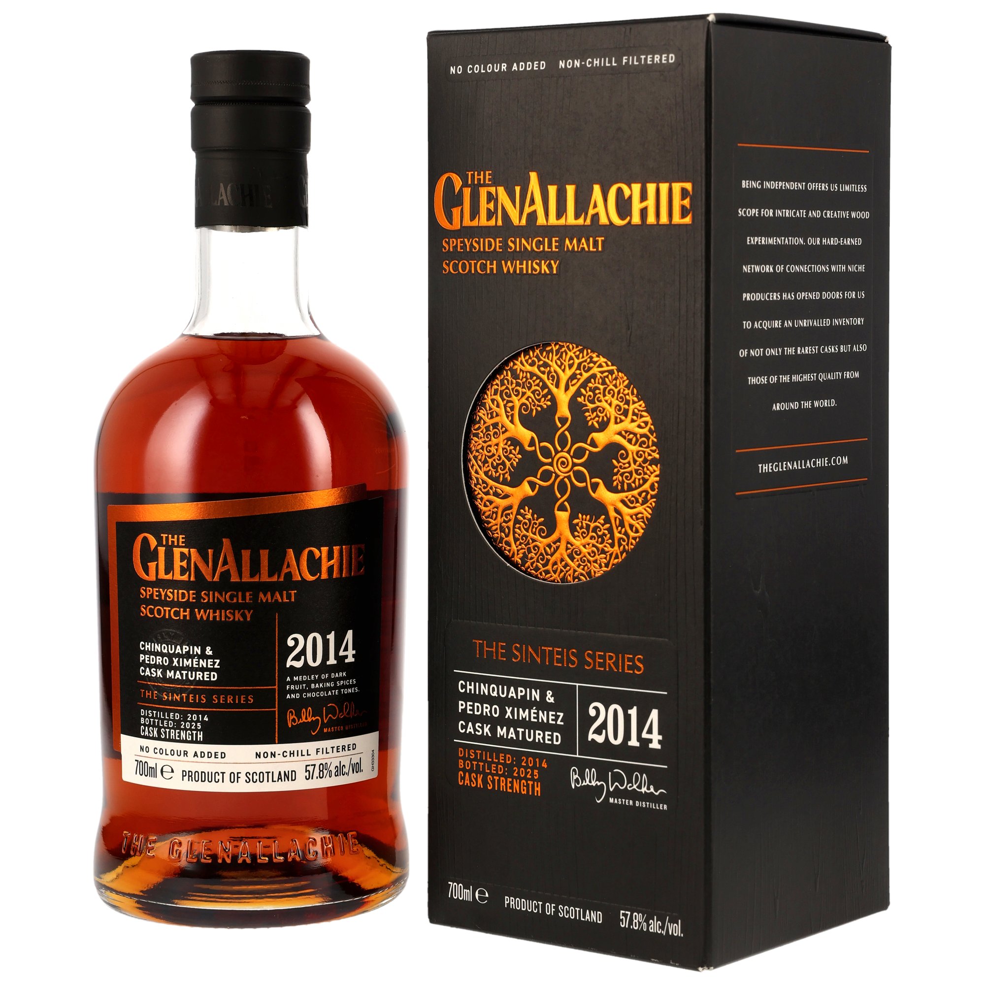 GlenAllachie 2014/2025 Sinteis Series Part I - Chinquapin & PX Casks 57,8% vol. 0,7l