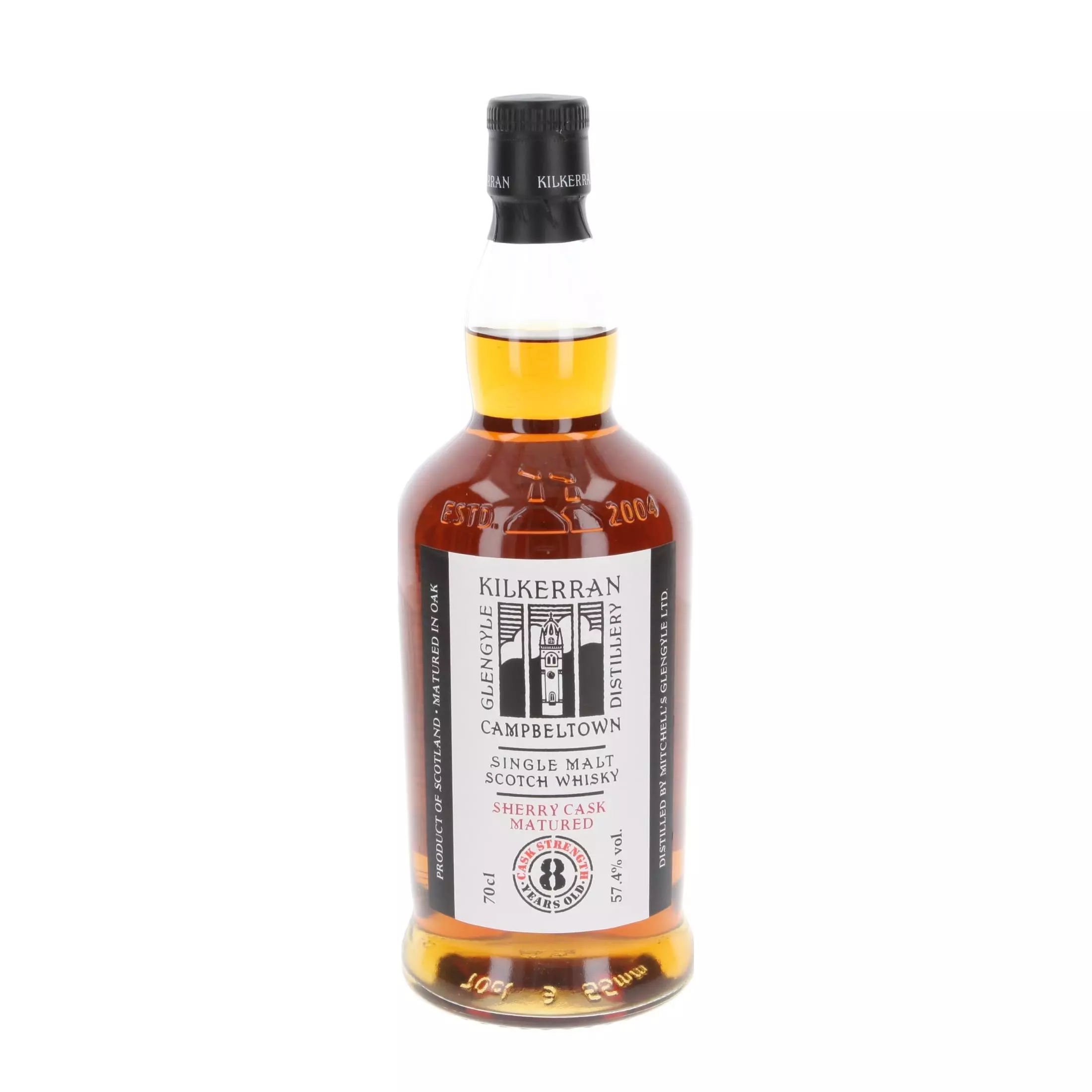 Kilkerran 8 y.o. Sherry Cask 57,4% CS vol. 0,7l Kilkerran 8 y.o. Sherry Cask 57,4% CS vol. 0,7l
