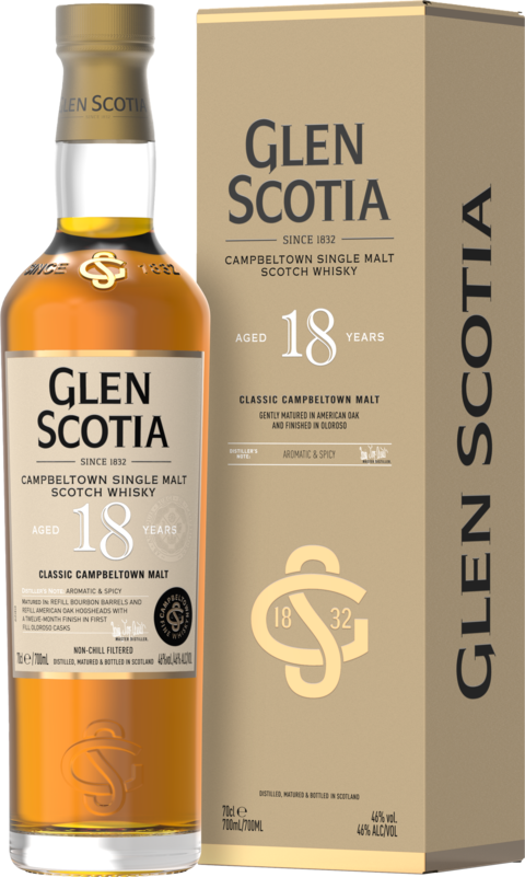 Glen Scotia 18 Jahre 46% vol. 0,7l Glen Scotia 18 Jahre 46% vol. 0,7l
