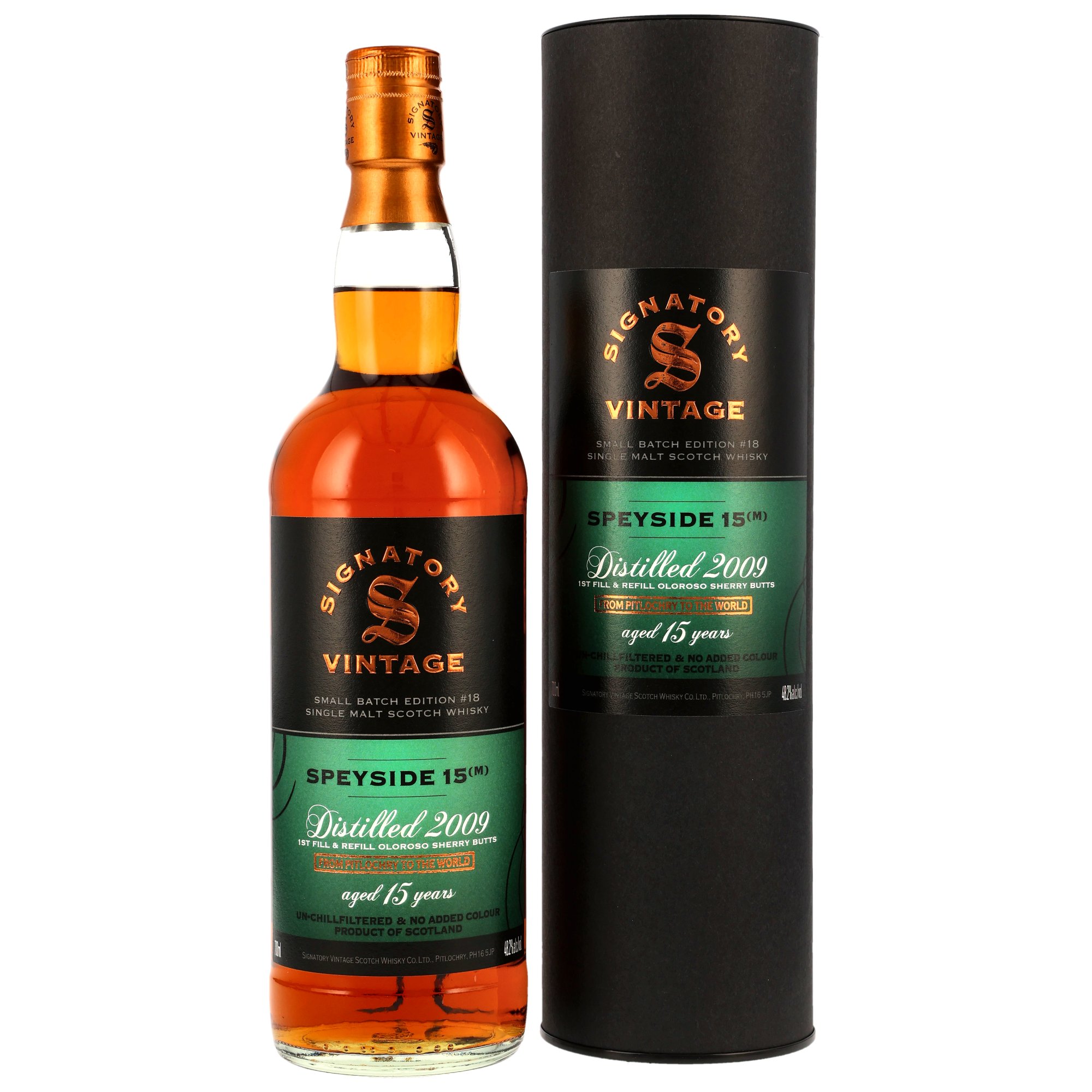 Speyside (M) 2009/2025 - 15 y.o. - Signatory #18 48,2% vol. 0,7l