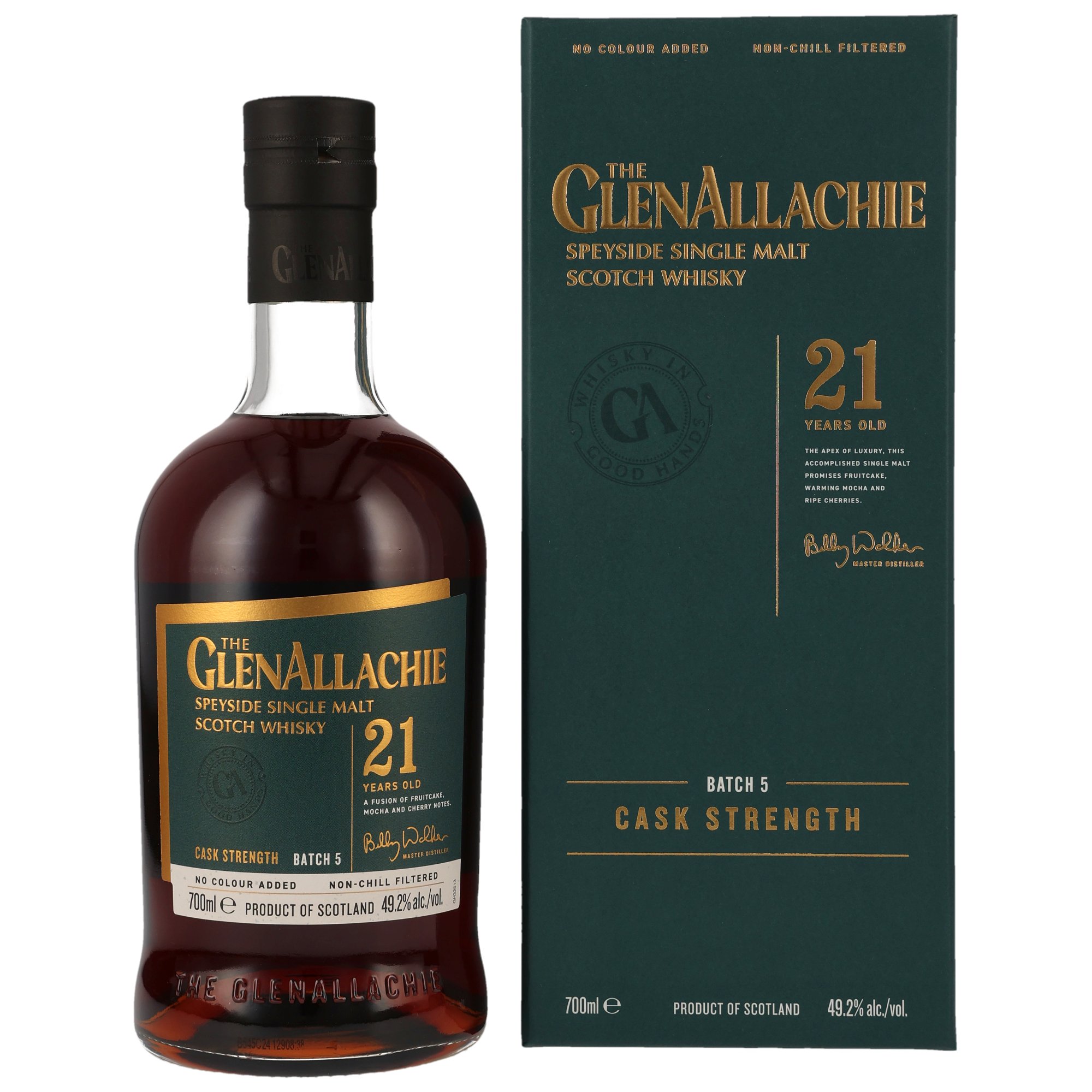GlenAllachie 21 Jahre Batch 5 49,2% vol. 0,7l